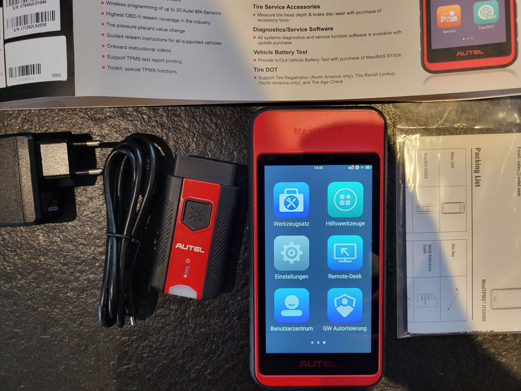 Autel Misurare: Autel Maxi TPMS ITS600 Reifendrucksensoren Diagnosegerät – Usato da Wauwil venduto da Reifendrucksensoren 5