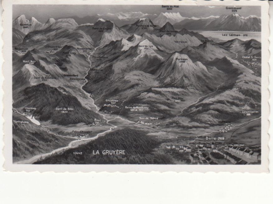 Cartes postales: La Gruyère 1953 – D'occasion à Bürglen TG par StampGraf
