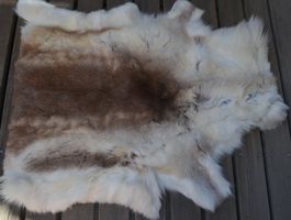 Natürliches Rentierfell / cuir de renne naturel