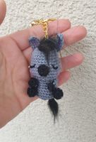 Amigurumi Schlüsselanhänger mit Esel  Neu
