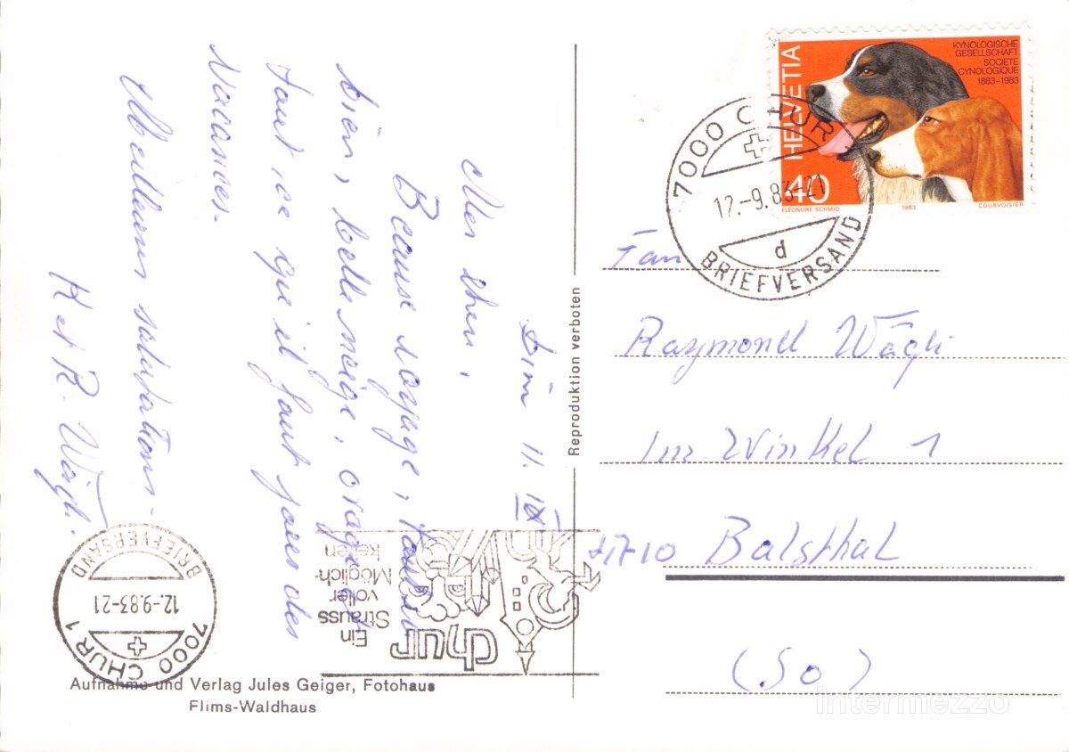 Cartes postales: Wergenstein GR // Oldtimer alte Autos Schamserberg – D'occasion à Basel par intermezzo12 1