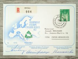 TR90 Enveloppe + Timbre Suisse 1977