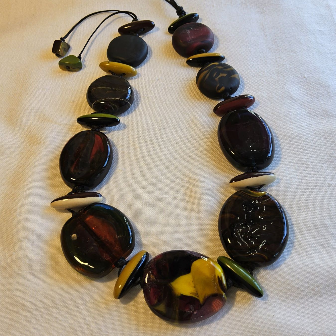 Catenine: Art Glas Halsband Collier – Usato da Zürich venduto da philpip 2