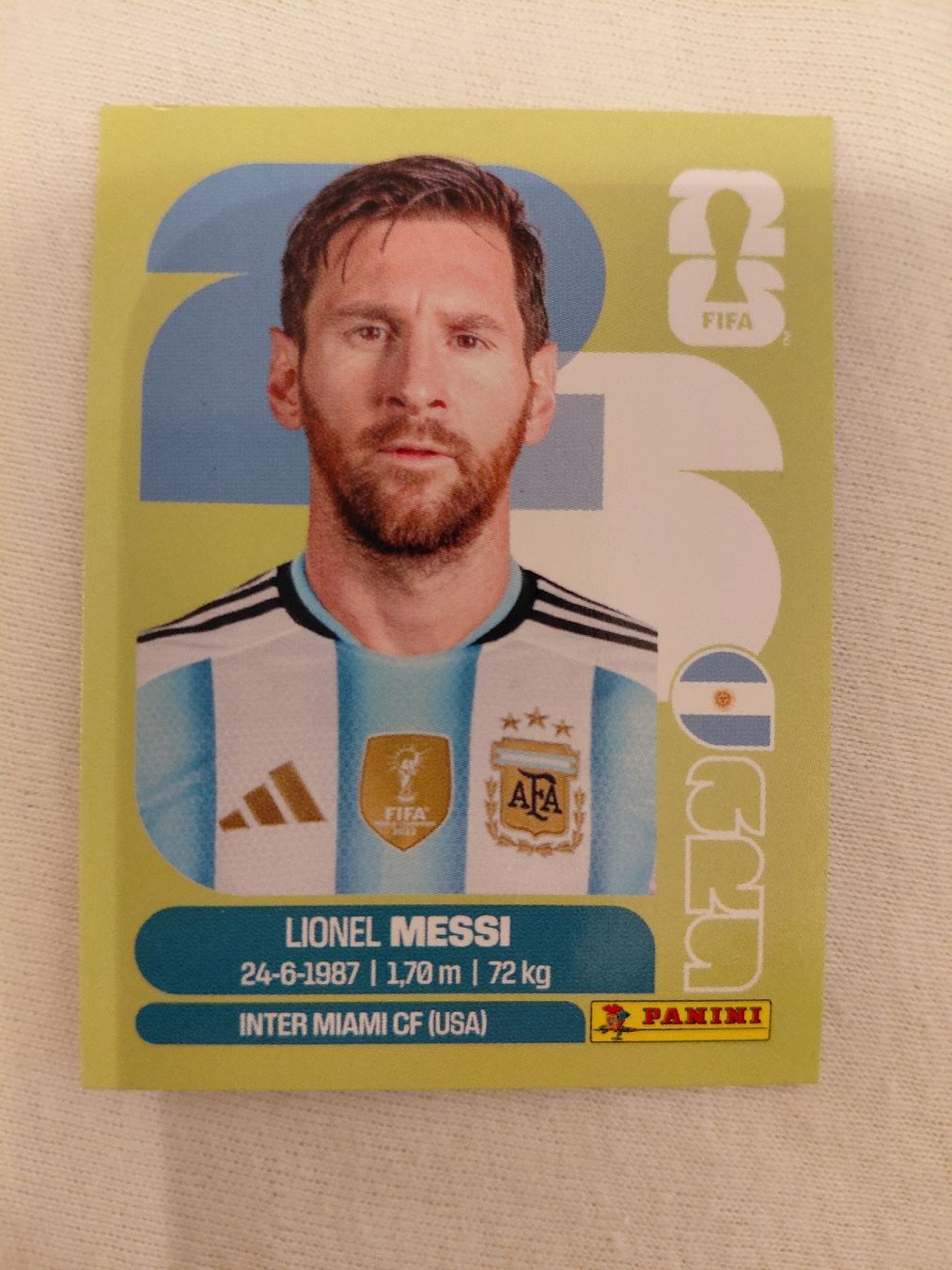 Panini Carte collezionabili: LIONEL MESSI - PANINI - ARG17 - TOP ZUSTAND – Nuovo (secondo la descrizione) da Embrach venduto da avesi