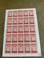 1924 50 Jahre Weltpostverein 20+30 Ro Bogen Postfrisch 