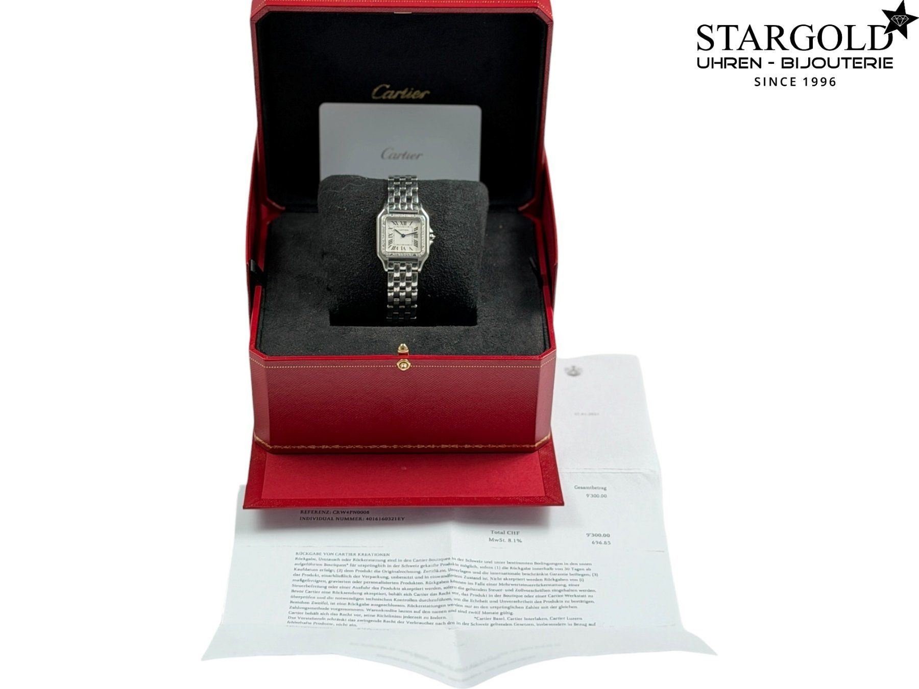 Cartier Orologi: Cartier Panthère - W4PN0008 – Usato da Zürich venduto da Stargold-Uhren 1