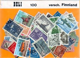 100 VERSCHIEDENE BRIEFMARKEN FINNLAND - SP31