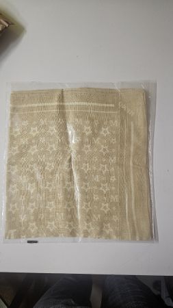 Halstuch beige Muster NEU