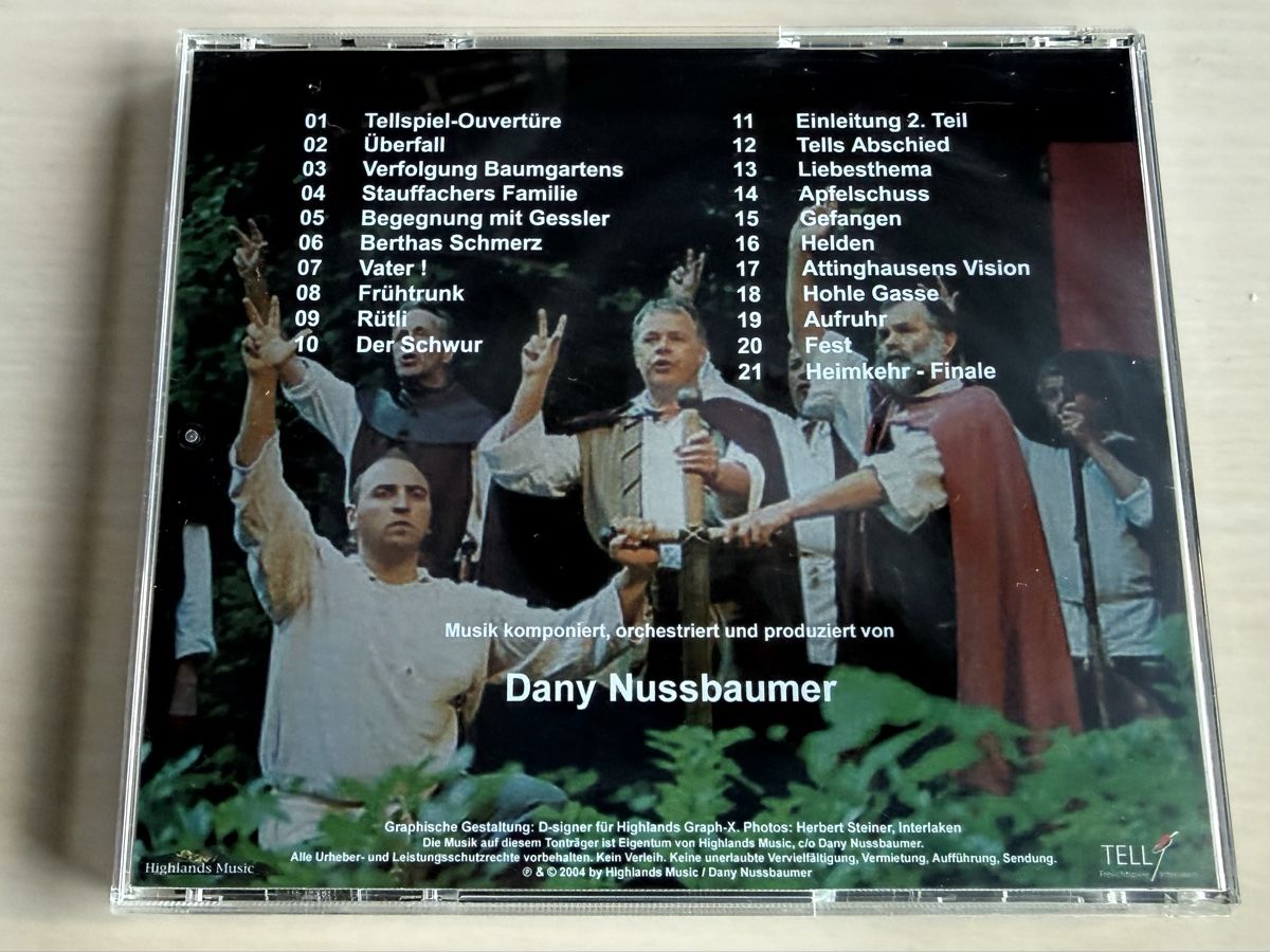 CDs: Tell CD - Freilichtspiele Interlaken 2004 – Gebraucht aus Oberried Brienz von Chyara 1