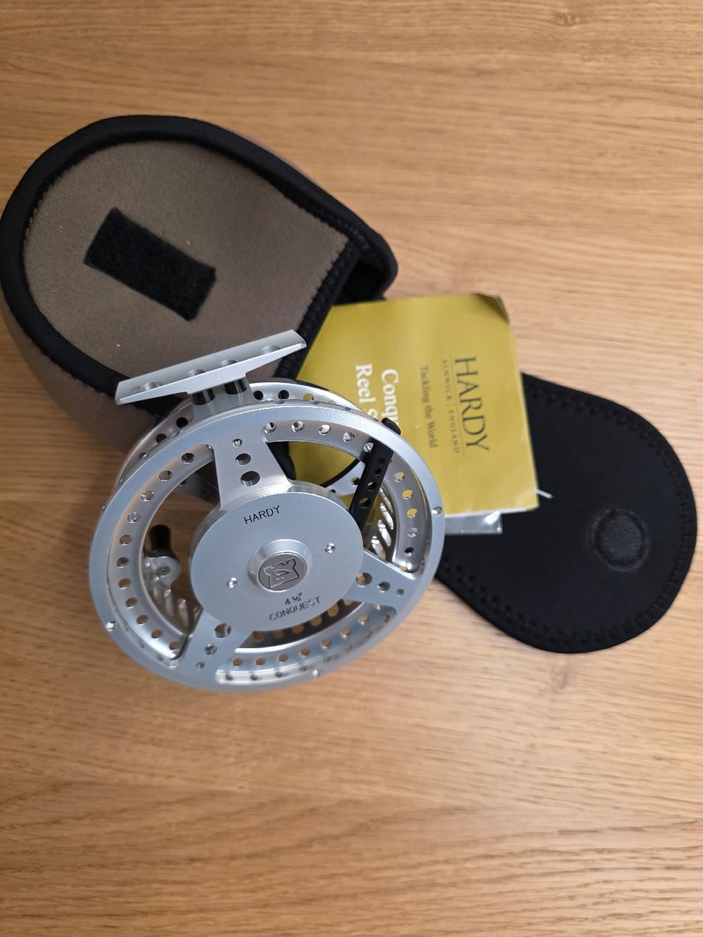 Tamburi & Mulinelli: Hardy Conquest Laufrolle Flussrolle – Nuovo (secondo la descrizione) da Rheinfelden venduto da Hechtkill1
