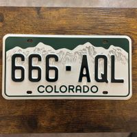 🇺🇸 U.S. Autoschild - Colorado 666-AQL - ORIGINAL