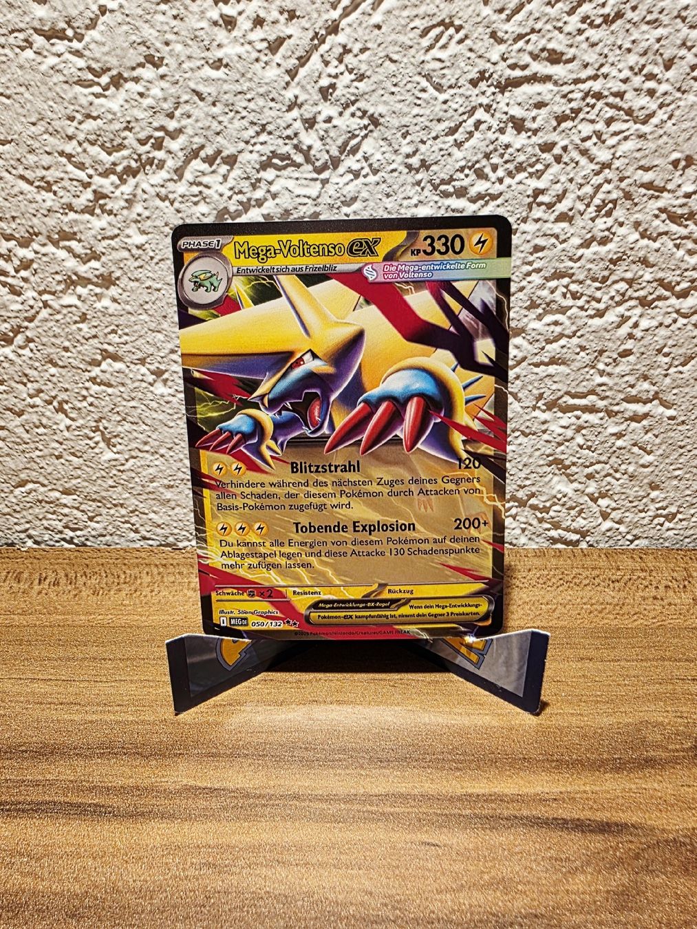 Pokémon Carte collezionabili: Mega-Voltenso EX 050/132 Mega-Entwicklung – Nuovo (secondo la descrizione) da Turin (Salins) venduto da Meeelll01