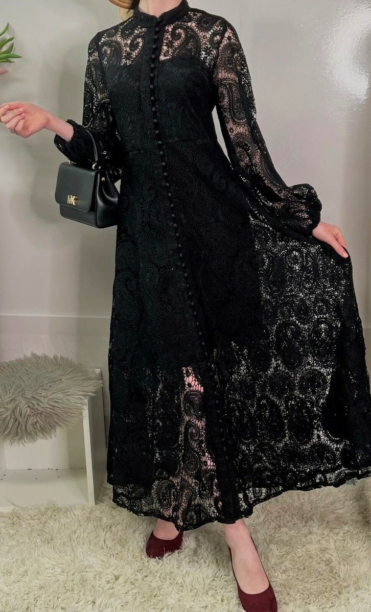 Vestiti: Italienisches Kleid aus gestrickter Spitze. – Nuovo e nell'imballaggio originale da Schaffhausen venduto da Mea_85
