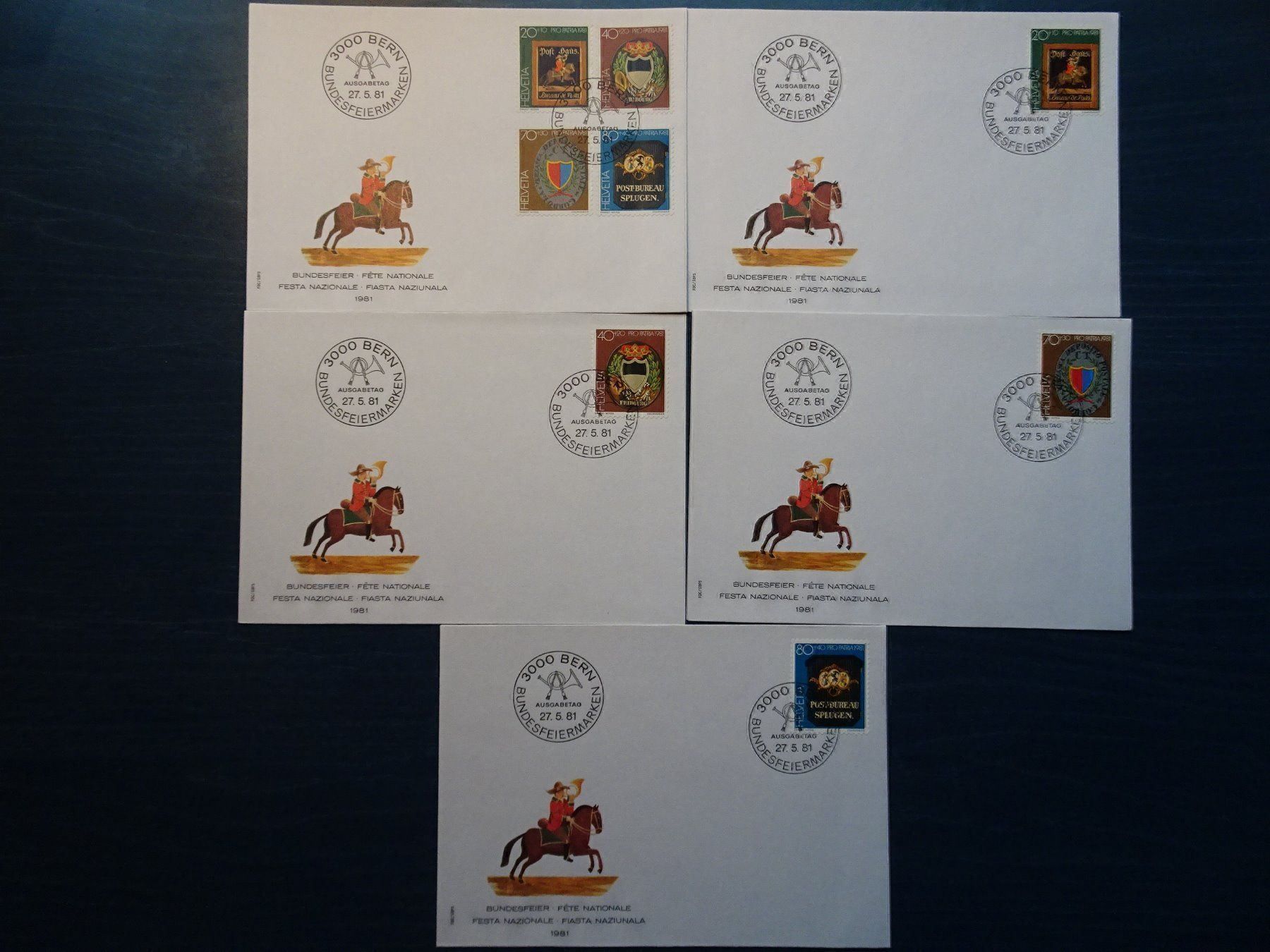 Tous les timbres: PP 1981 – Neuf (Voir description) à Aadorf par Chnorli-Furz