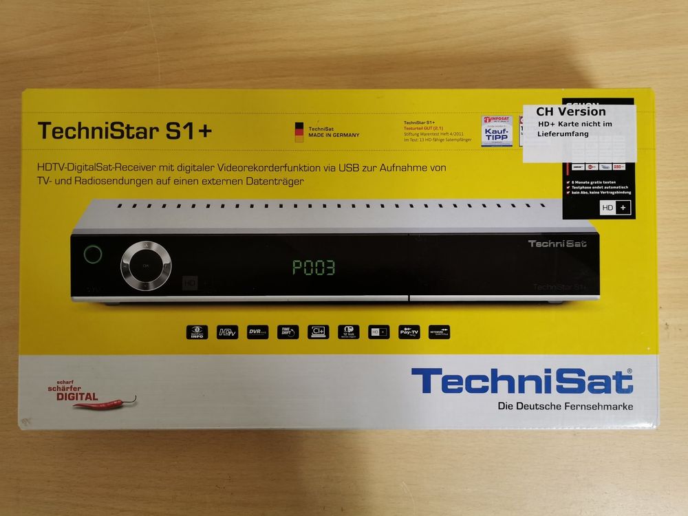 TechniSat TechniStar S1+ HDTV SatReceiver Recorderfunktion Kaufen