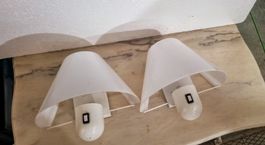 Paar Wandleuchten des Designers Harvey Guzzini