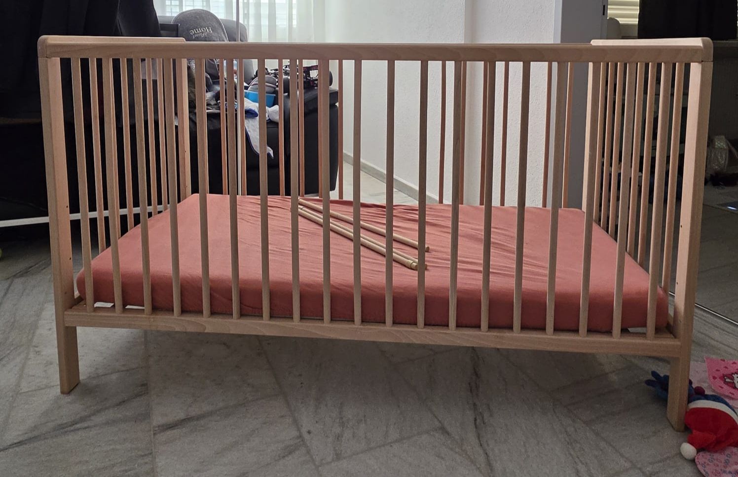 Letti: Kinderbett Gitterbett Holz 70x140cm – Nuovo (secondo la descrizione) da Reinach BL venduto da jul_6xlh 1