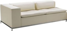 De Sede Sofa DS7_Leder offwhite_links geschlossen