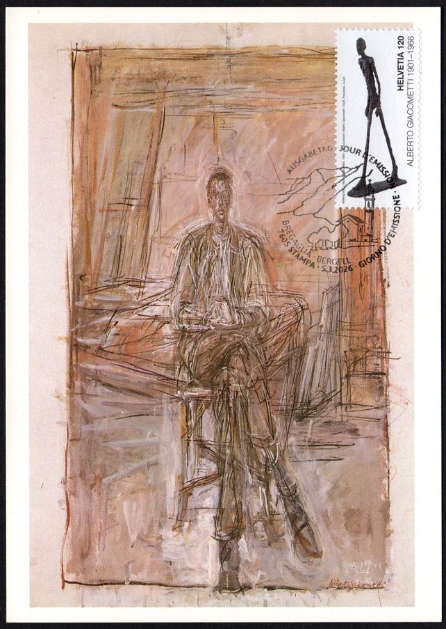 Tutti i francobolli: Maximumkarte Alberto Giacometti – Nuovo (secondo la descrizione) da Dottikon venduto da haeusibuh5