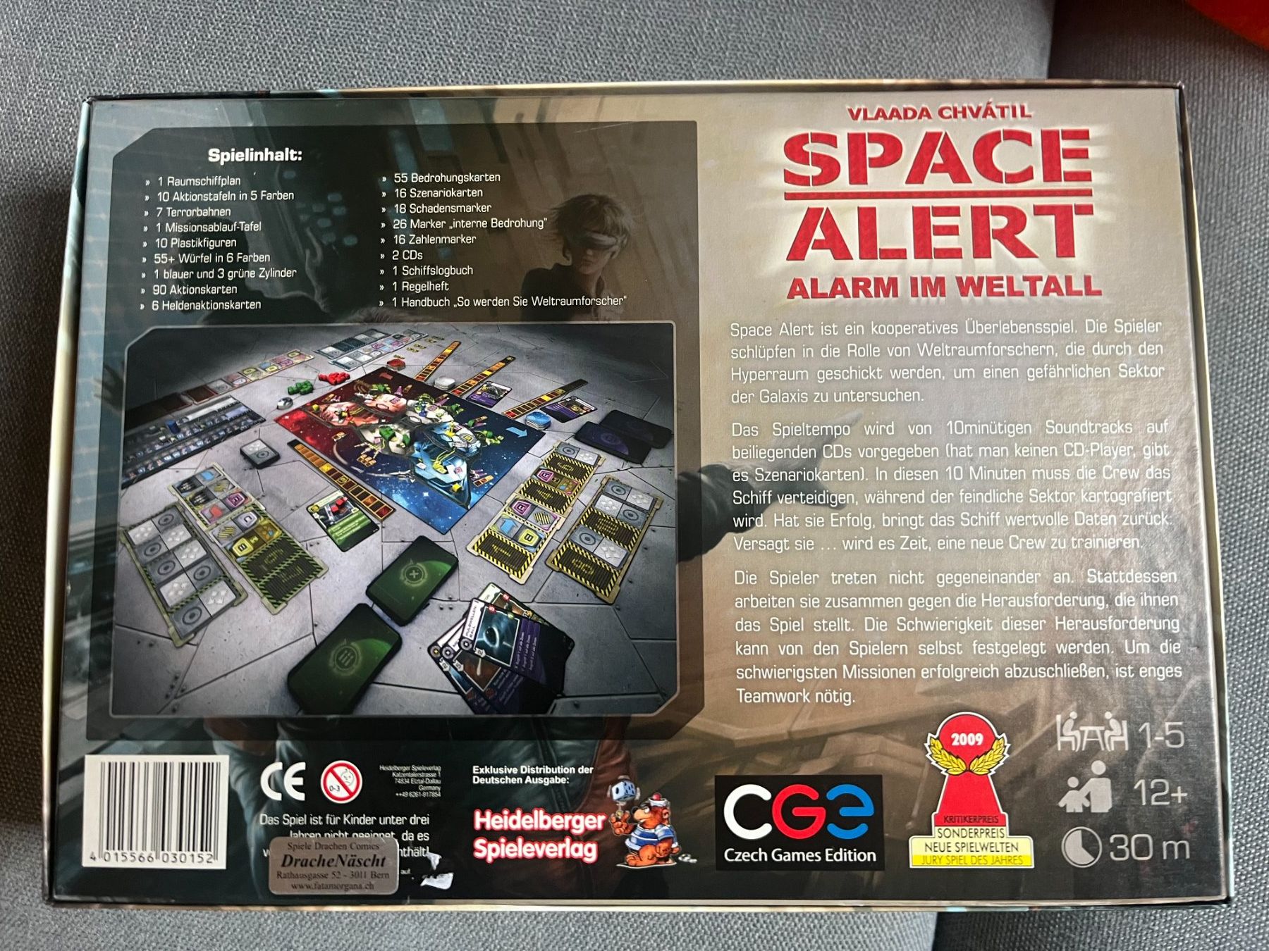 Giochi: Space Alert - kooperatives Spiel – Nuovo (secondo la descrizione) da Bern venduto da Vineb 1