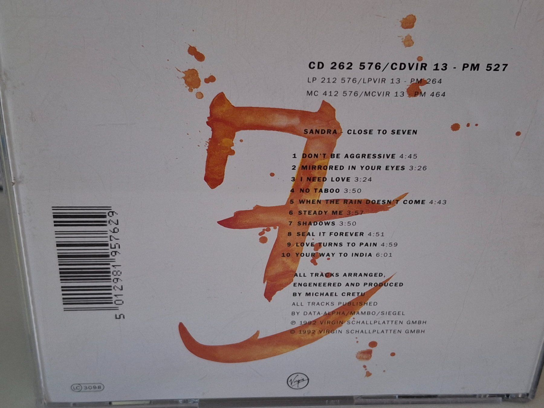CDs: CD Sandra  - Close to Seven – D'occasion à Aarberg par Jackup1 1