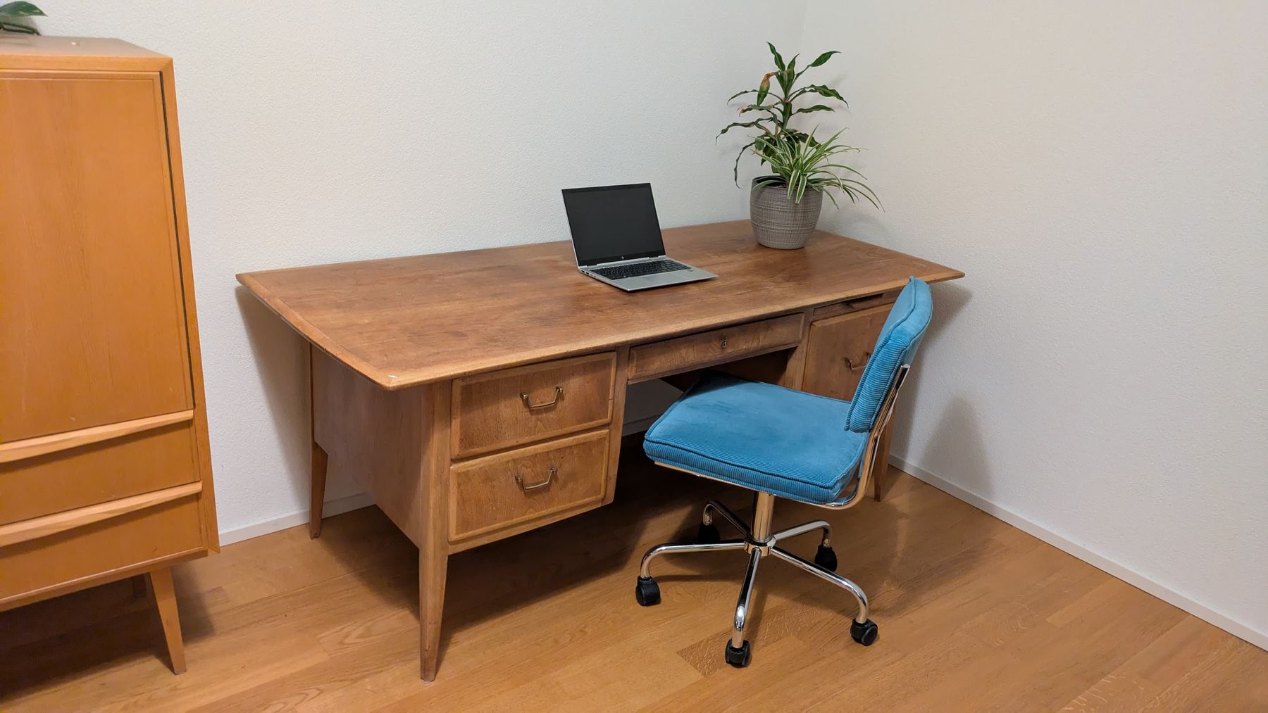 Scrivanie: Vintage Schreibtisch Holz – Usato da Obernau venduto da an_co 2