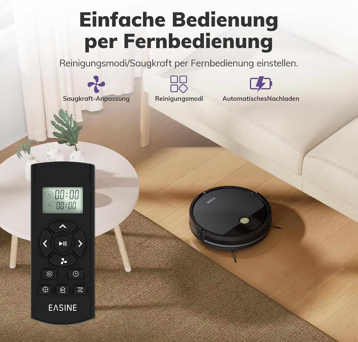 Staubsauger & Zubehör: Saugroboter Bürstenloses Design Staubsauger Roboter Starkes – Neu und originalverpackt aus Hundwil von Stallone5 6
