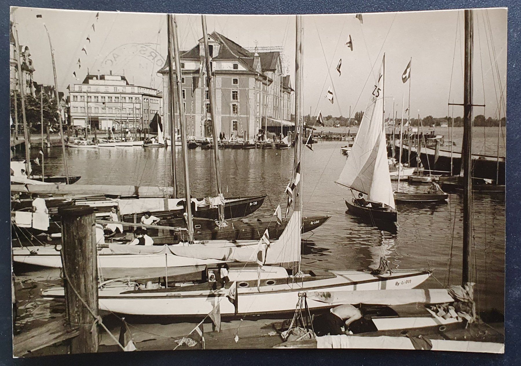Cartoline postali: Rorschach Hafen 1955 – Usato da Kreuzlingen venduto da Rschweiz1
