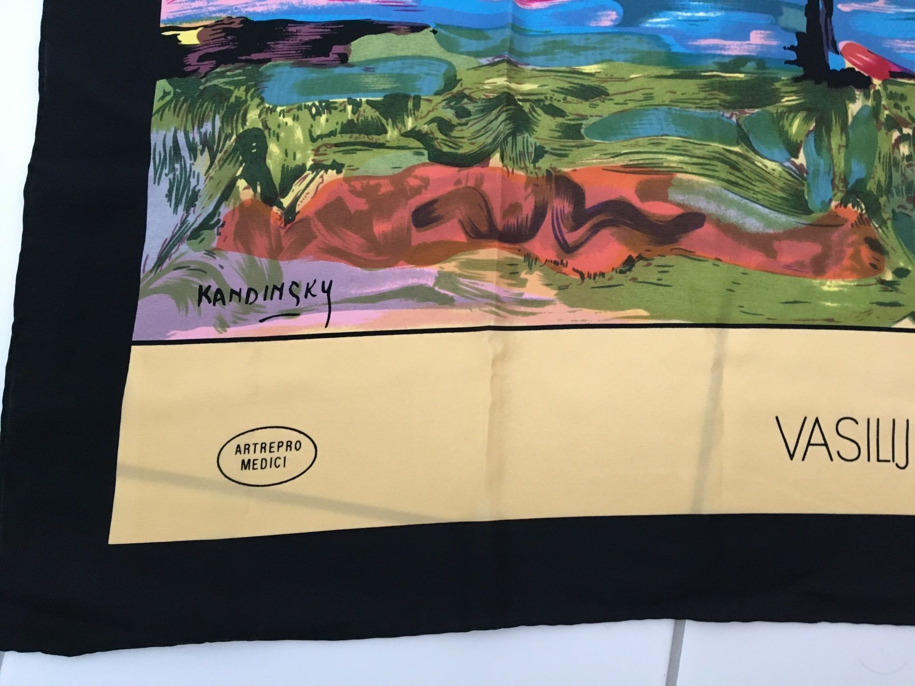 Foulard & Sciarpe: Seidenfoulard Vasily Kandinsky – Nuovo (secondo la descrizione) da Siebnen venduto da Starlauf 1