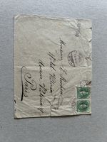 1898: Bahnpost-Brief von Langnau nach Paris