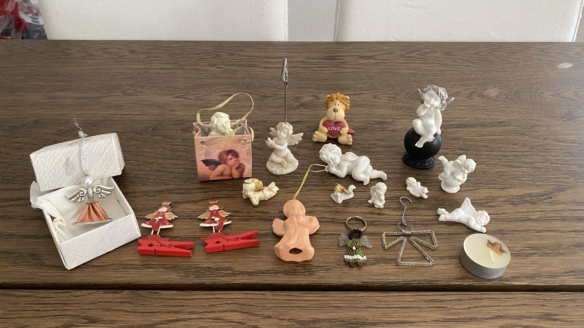 Figuren: Deko Engel und Figuren Set Anhänger Engelchen Sammlung – Gebraucht aus Hochwald von _biene_