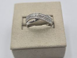 Ring Silber 925 Zirkonia Gr. 58