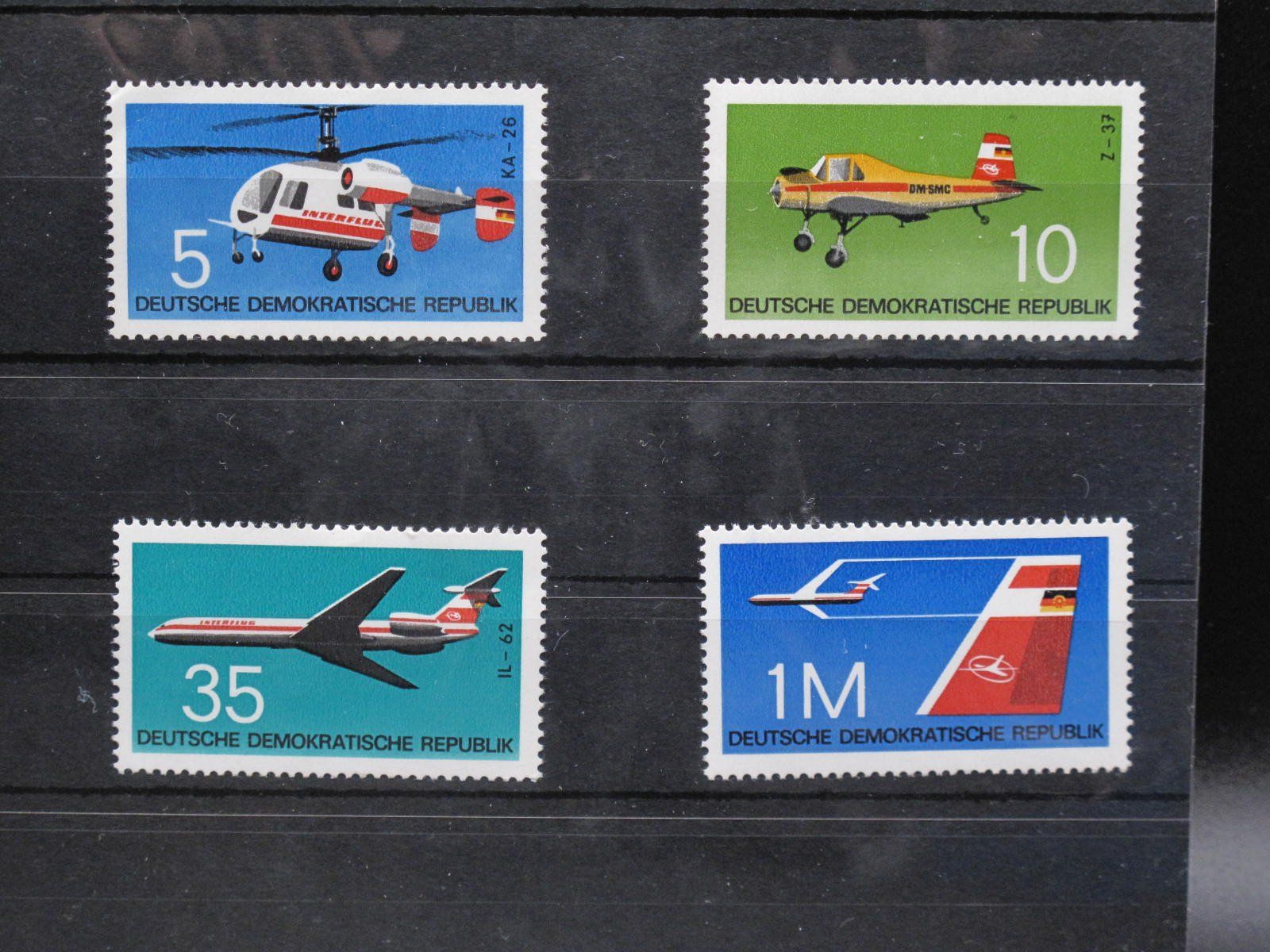 Tutti i francobolli: DDR 1972 Flugzeuge II ** – Usato da Wil SG venduto da fva01