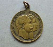 Medaille Anhänger ++ Kaiserreise 1898