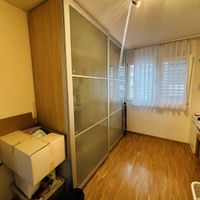 Schwebetürenschrank PAX (Holzoptik mit Milchglas)