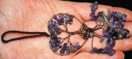 Anhänger B-630 – Amethyst mit Herz