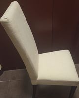 3 Chaise tissu beige bon état général conforama