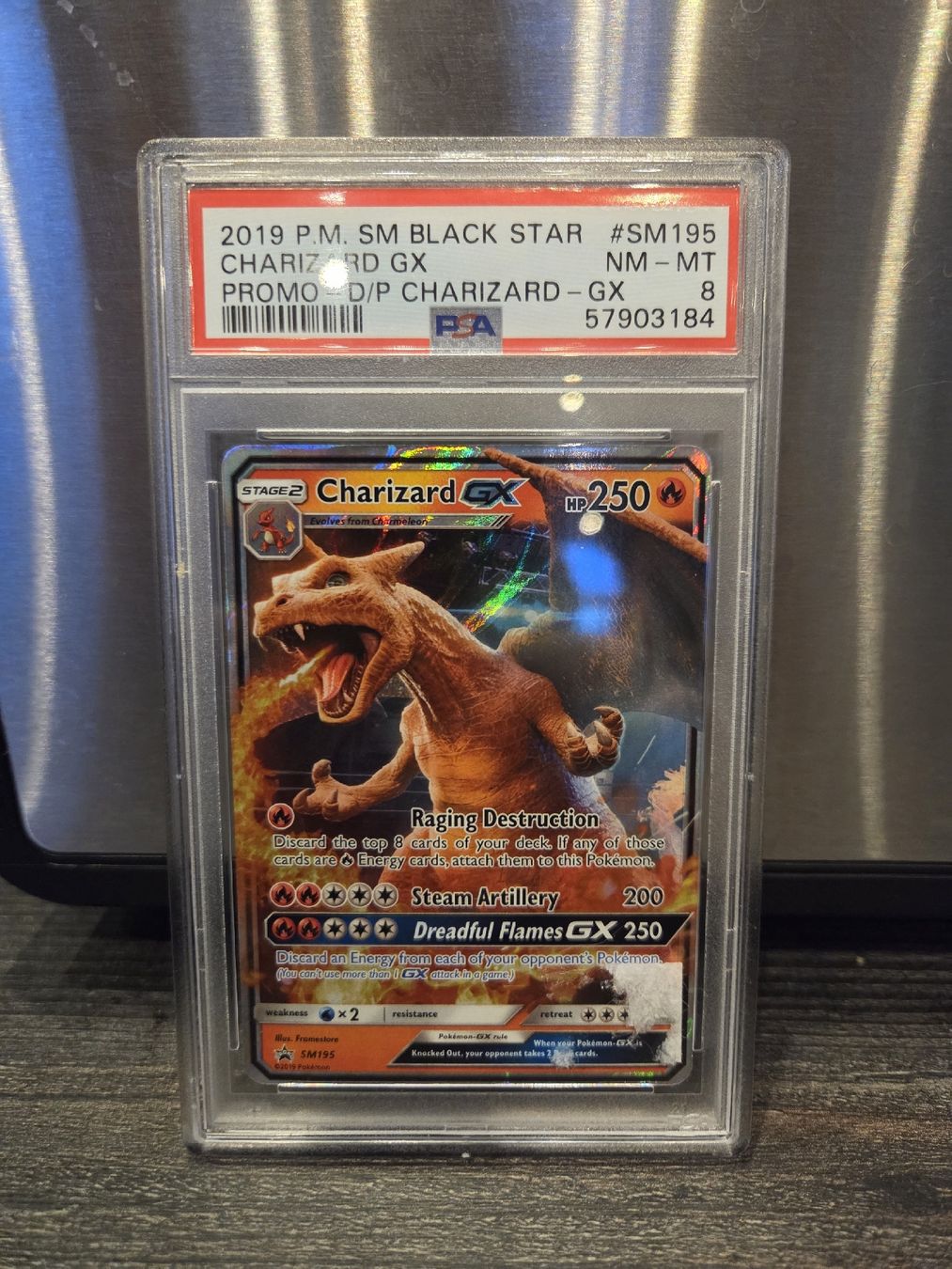 Pokémon Sammelbilder & Trading cards: Carte Pokémon Charizard GX PSA 8! – Neu (gemäss Beschreibung) aus Champex-lac von PokeTop