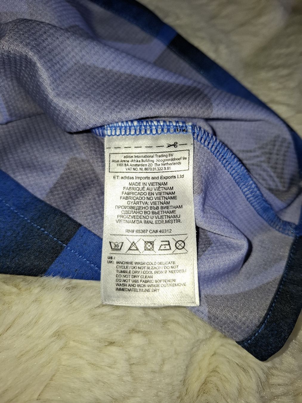 Adidas Canottiere & Pantaloni: adidas Tango 18 Maillot Climalite Bleu S – Usato da Le Locle venduto da QUALI-PRIX 3