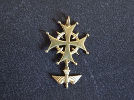 Vintage Hugenotten Kreuz