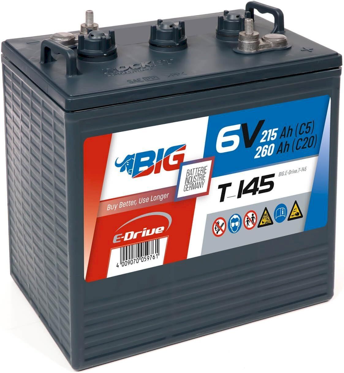 Batterie: BIG E-Drive 6V 260Ah Traktionsbatterie – Nuovo e nell'imballaggio originale da Bottighofen venduto da zaap 1