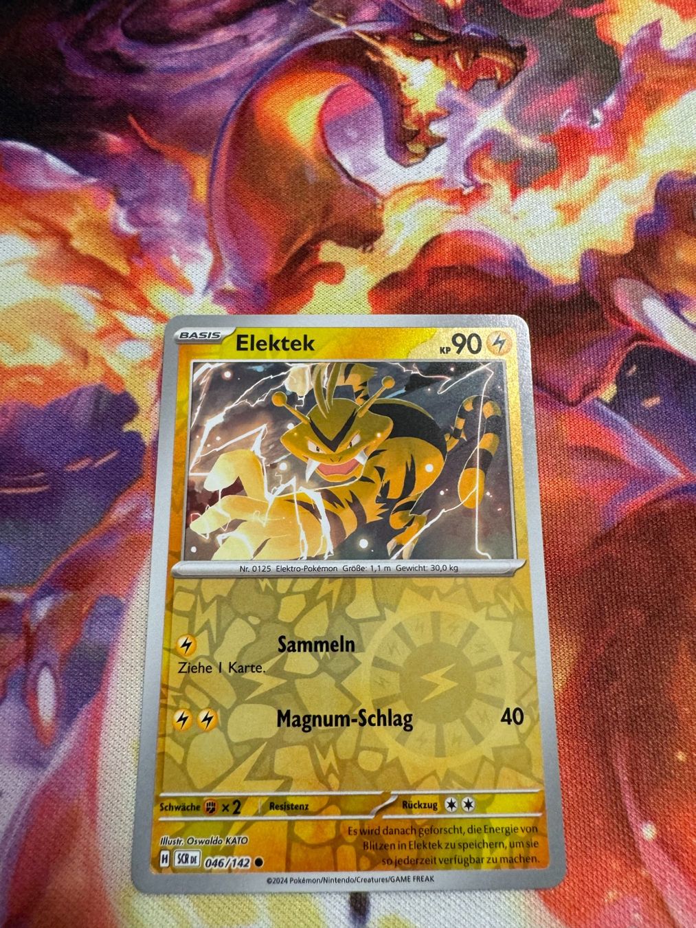 Pokémon Sammelbilder & Trading cards: Elektek (SCR 046) / Reverse Holo / Stellarkrone – Neu (gemäss Beschreibung) aus Bülach von CherryBlu
