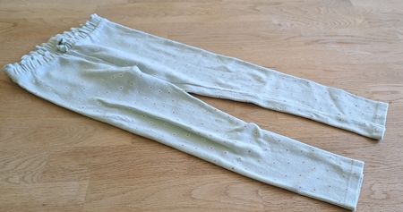Ripp Leggings 110 Manor - sehr leicht mit Blumen