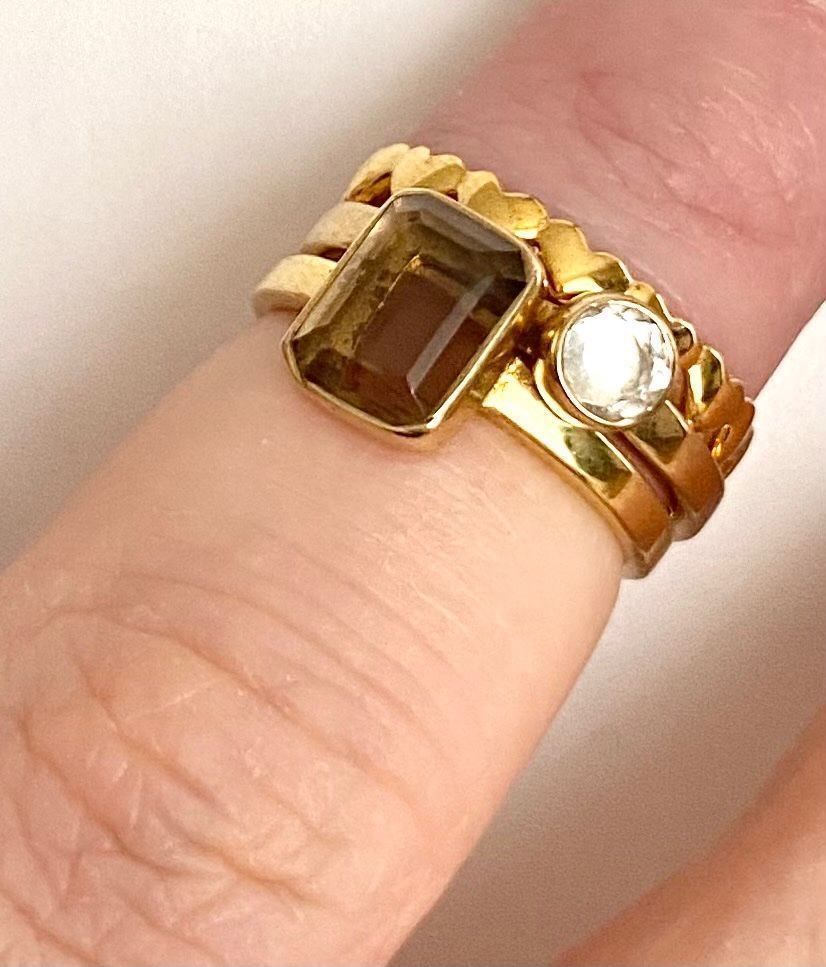 Ringe: Ring türkis mint Aqua Chalcedon 925 Silber Stapelring 49 – Neu (gemäss Beschreibung) aus Zürich von goldfisch.schmuck 6