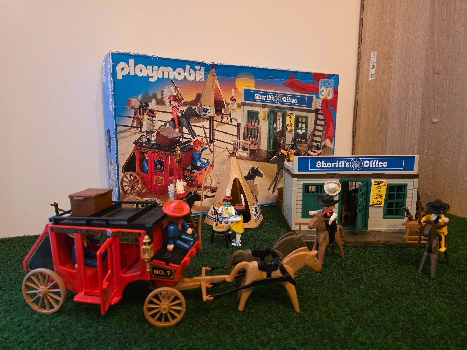 Playmobil Giocattoli: Playmobil Sheriff mit Postkutsche – Usato da Kreuzlingen venduto da Turbothom81