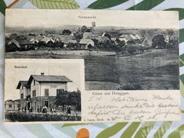 44) AK Gruss aus Henggart!Ca 1900!