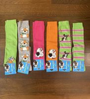 6 Paar Kniestrümpfen / Socken für Damen und Mädchen