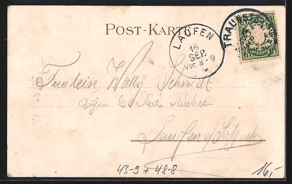 Cartoline postali: Litho Leierkastenmann auf einem Volksfes – Usato da Berlin venduto da bartko-reher 1