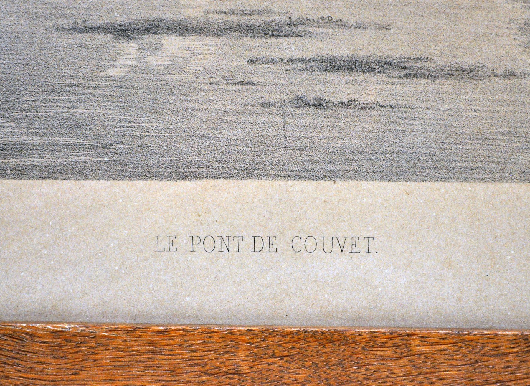 Stiche: Gravure "Pont de Couvet" – Gebraucht aus Neuchâtel von Neuchatel 3