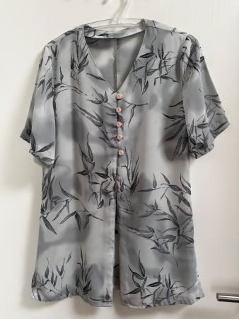 feine Longbluse, Pflegeleicht und koffertauglich 38/40